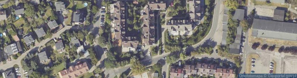 Zdjęcie satelitarne Sczanieckiej Emilii ul.