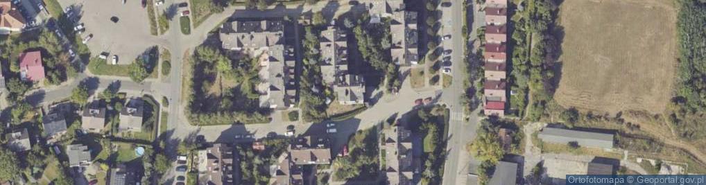 Zdjęcie satelitarne Sczanieckiej Emilii ul.