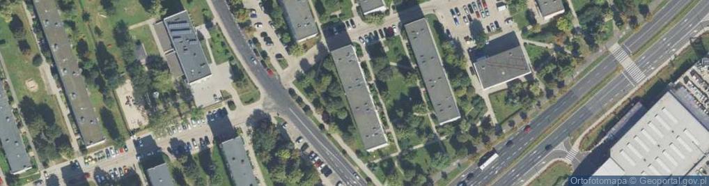 Zdjęcie satelitarne Serbinowska ul.