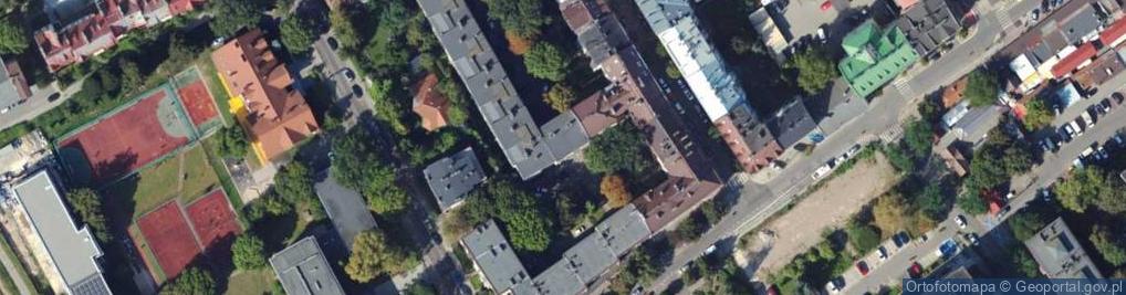 Zdjęcie satelitarne Senatorska ul.
