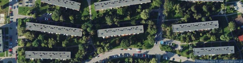 Zdjęcie satelitarne Serbska ul.