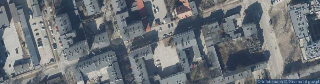 Zdjęcie satelitarne Senatorska ul.