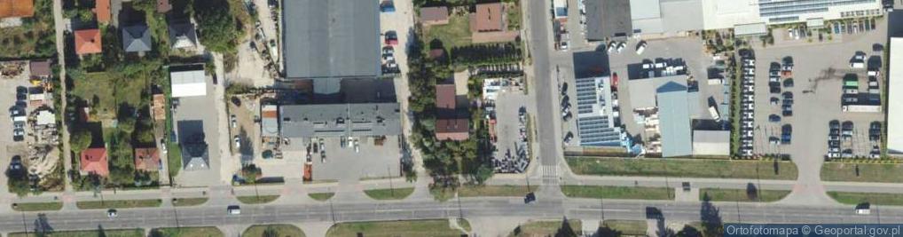 Zdjęcie satelitarne Sidorska ul.