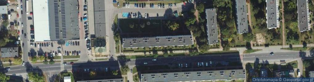 Zdjęcie satelitarne Sidorska ul.