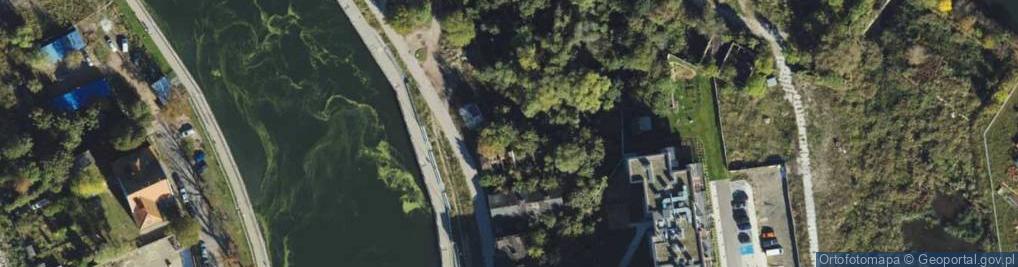 Zdjęcie satelitarne Sienna Grobla ul.