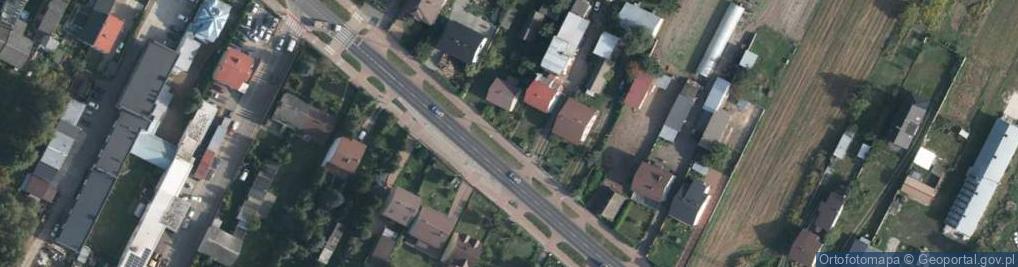 Zdjęcie satelitarne Siedlecka ul.