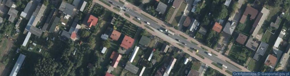 Zdjęcie satelitarne Siedlecka ul.