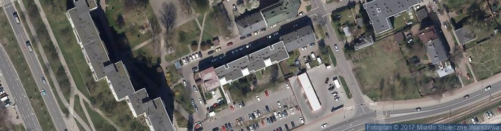 Zdjęcie satelitarne Siedzibna ul.