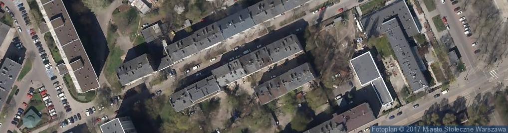Zdjęcie satelitarne Siedlecka ul.
