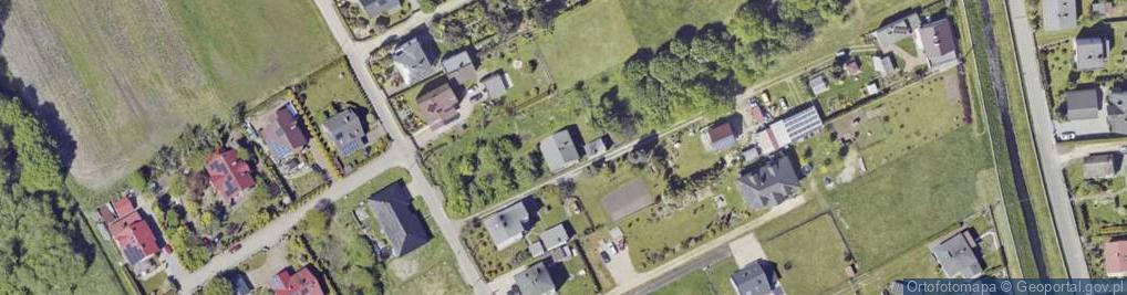 Zdjęcie satelitarne Skowronków ul.