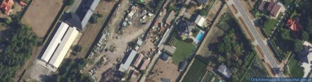 Zdjęcie satelitarne Skośna ul.