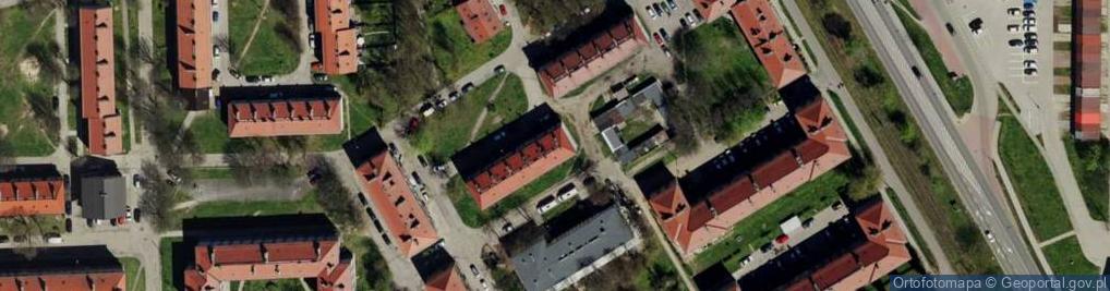 Zdjęcie satelitarne Skwer Modrzejewskiej Heleny skw.