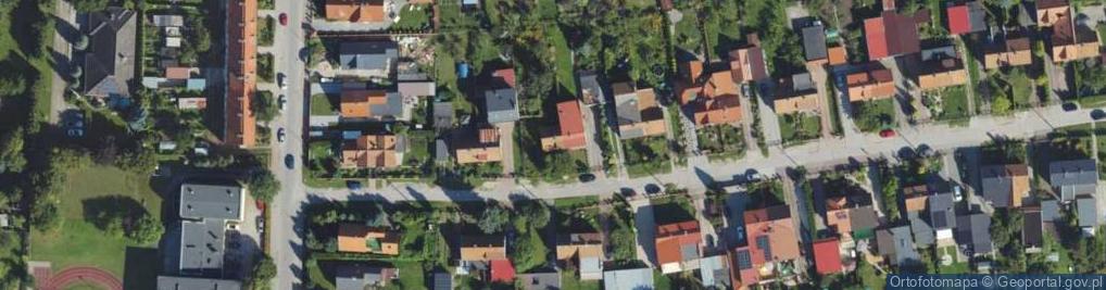 Zdjęcie satelitarne Skierniewicka ul.
