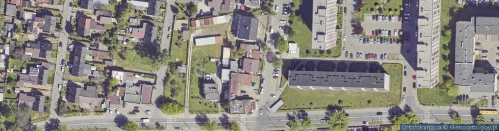 Zdjęcie satelitarne Skarbnika ul.