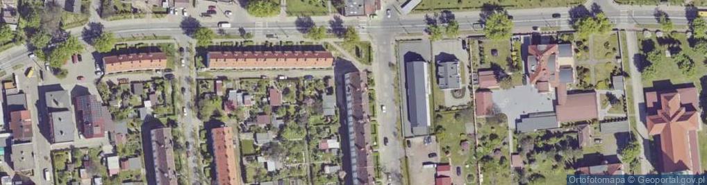 Zdjęcie satelitarne Skarbnika ul.