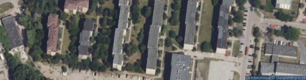 Zdjęcie satelitarne Skierniewicka ul.