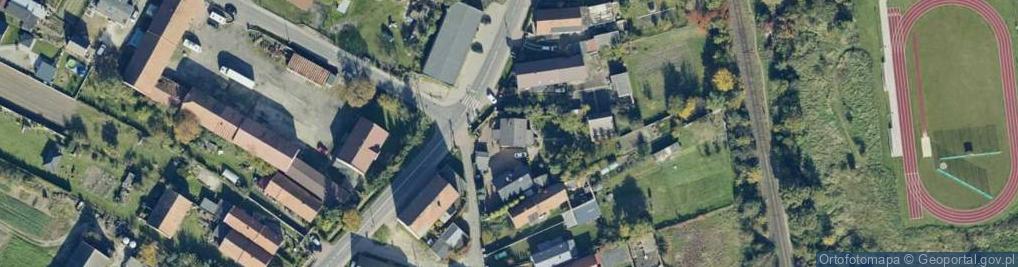 Zdjęcie satelitarne Skośna ul.