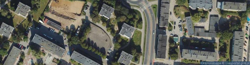 Zdjęcie satelitarne Skargi Piotra, ks. ul.