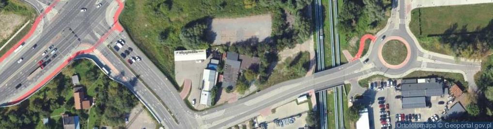 Zdjęcie satelitarne Skręcona ul.