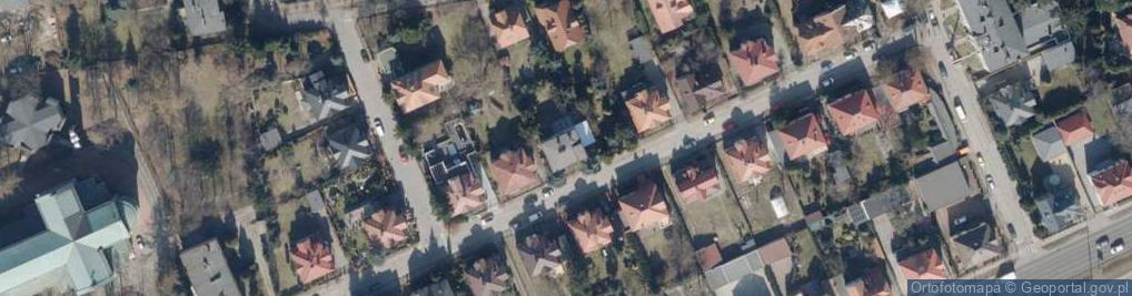 Zdjęcie satelitarne Skarbowa ul.