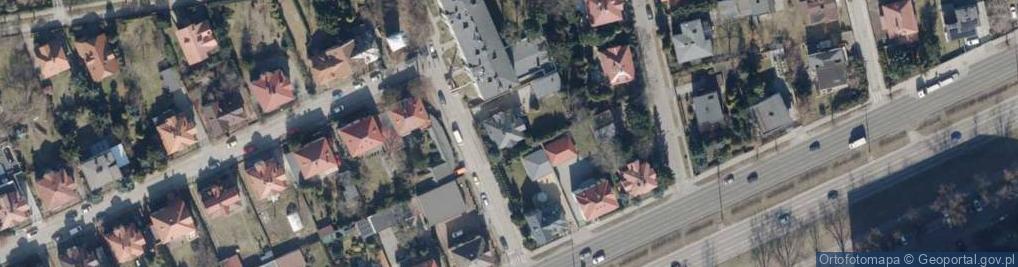 Zdjęcie satelitarne Skarbowa ul.