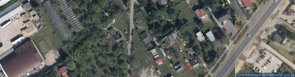 Zdjęcie satelitarne Skośna ul.