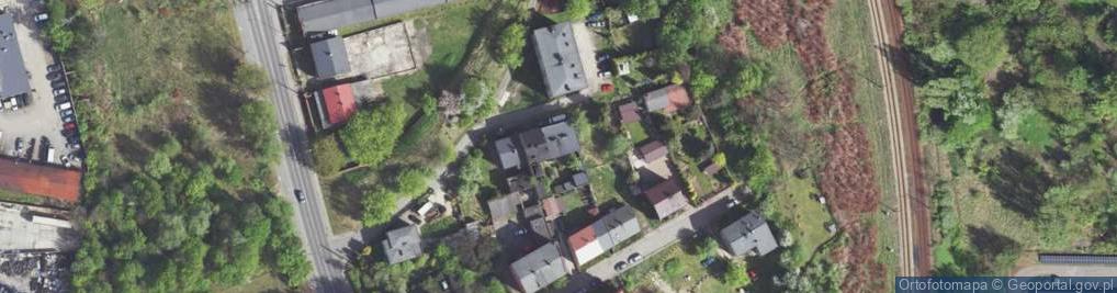 Zdjęcie satelitarne Skośna ul.