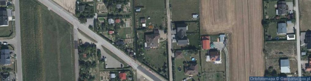 Zdjęcie satelitarne Skośna ul.