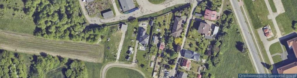 Zdjęcie satelitarne Skośna ul.