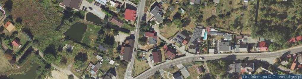 Zdjęcie satelitarne Skośna ul.