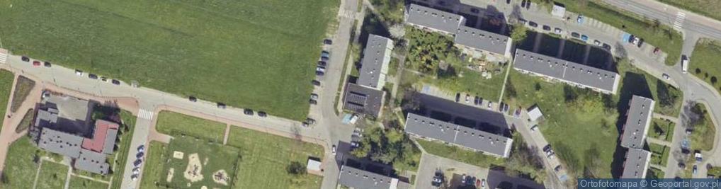 Zdjęcie satelitarne Skowrońskiego, ks. ul.