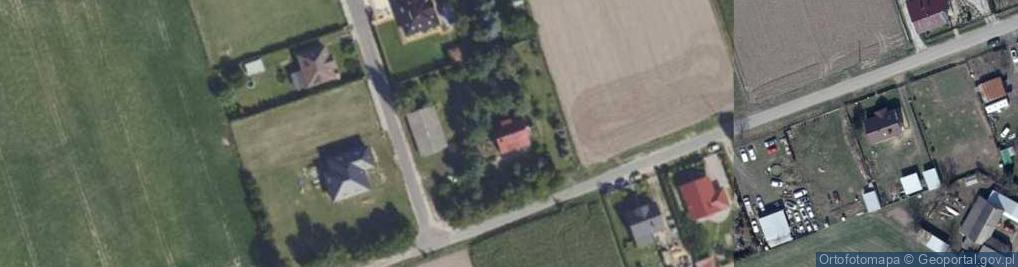 Zdjęcie satelitarne Skośna ul.