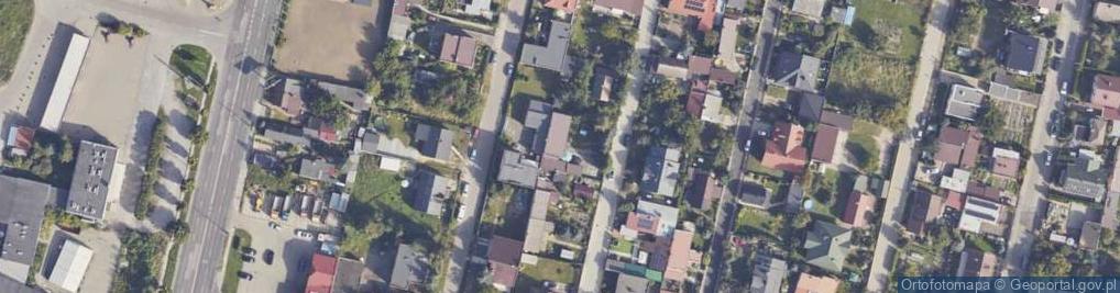 Zdjęcie satelitarne Skarbowa ul.
