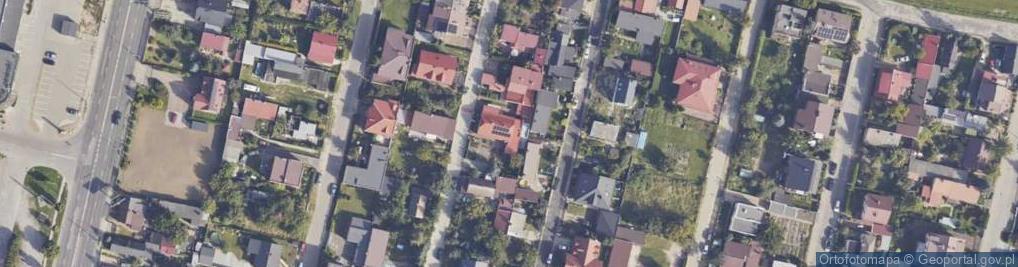 Zdjęcie satelitarne Skarbowa ul.