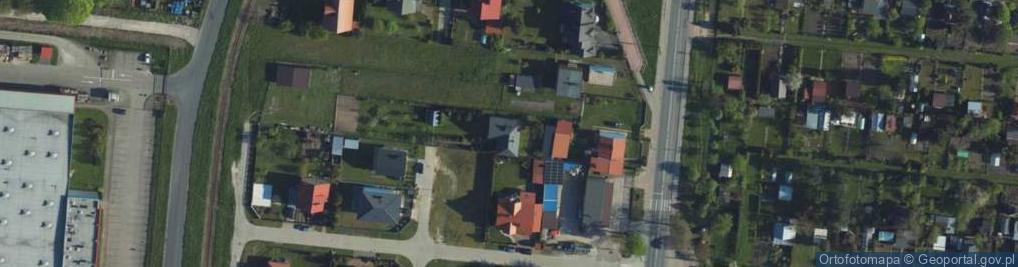 Zdjęcie satelitarne Skierniewicka ul.