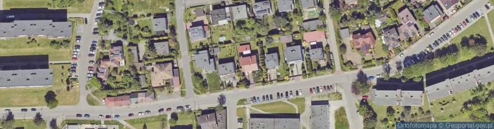 Zdjęcie satelitarne Skowronków ul.