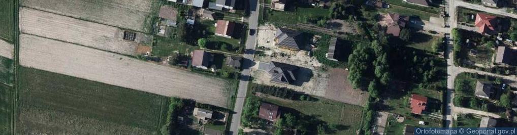 Zdjęcie satelitarne Skrobów ul.
