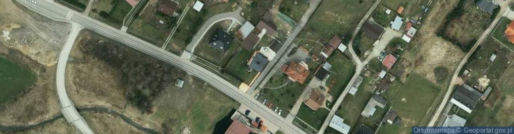 Zdjęcie satelitarne Skrzyszów ul.
