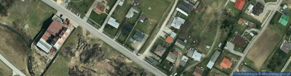 Zdjęcie satelitarne Skrzyszów ul.