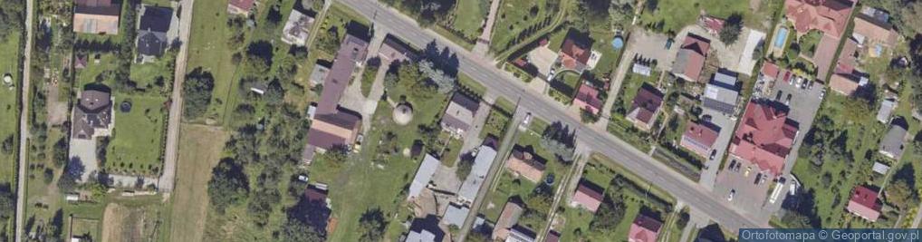 Zdjęcie satelitarne Skrzyszów ul.