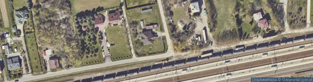 Zdjęcie satelitarne Skrzyszów ul.