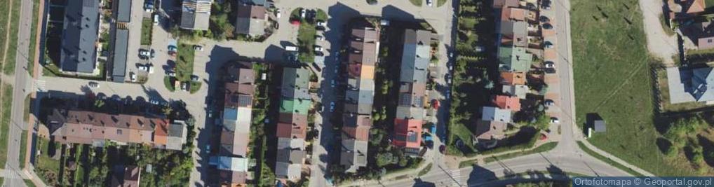 Zdjęcie satelitarne Skierniewicka ul.