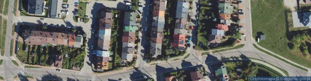 Zdjęcie satelitarne Skierniewicka ul.