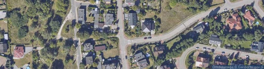 Zdjęcie satelitarne Skryta ul.