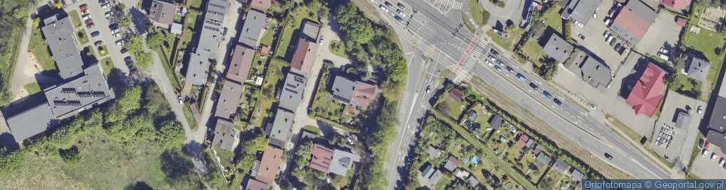 Zdjęcie satelitarne Skośna ul.