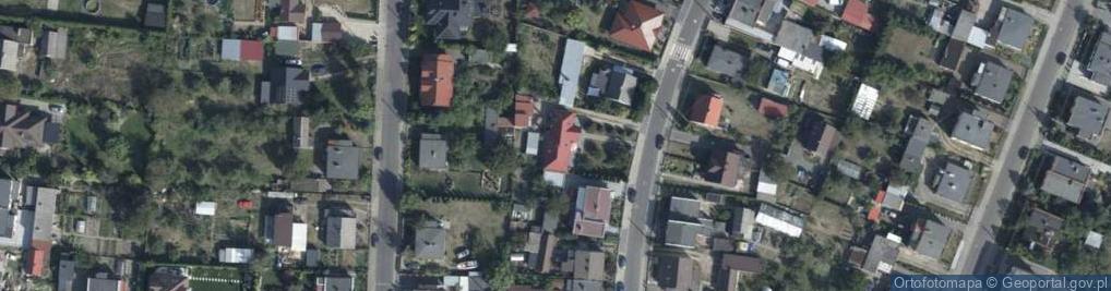 Zdjęcie satelitarne Skośna ul.