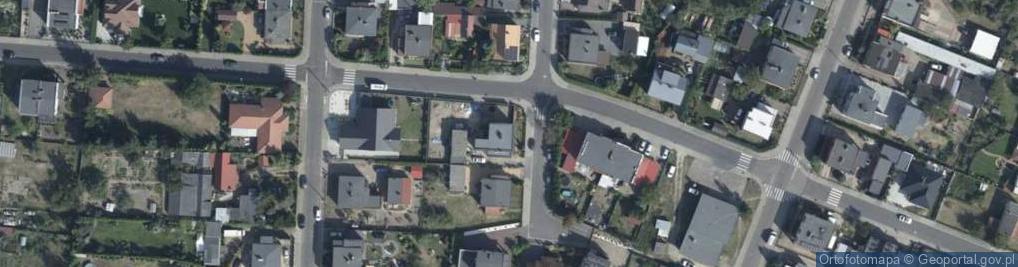 Zdjęcie satelitarne Skośna ul.