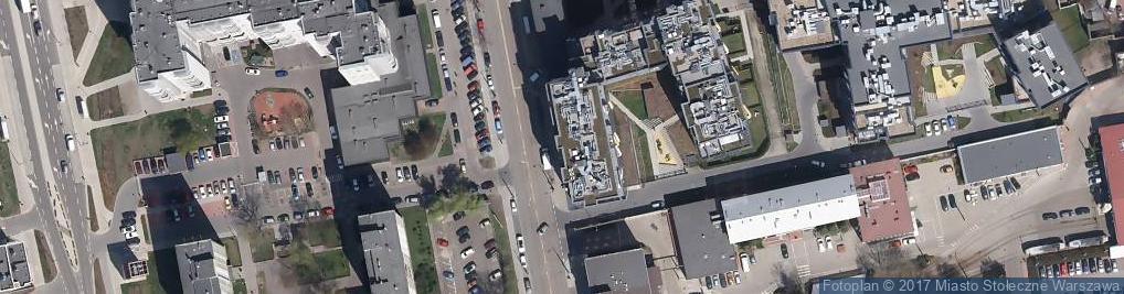 Zdjęcie satelitarne Skierniewicka ul.