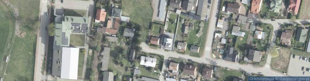 Zdjęcie satelitarne Skośna ul.