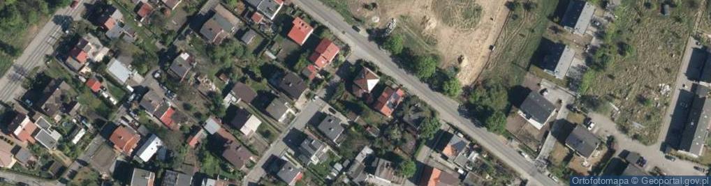 Zdjęcie satelitarne Skarbu Zakrzowskiego ul.